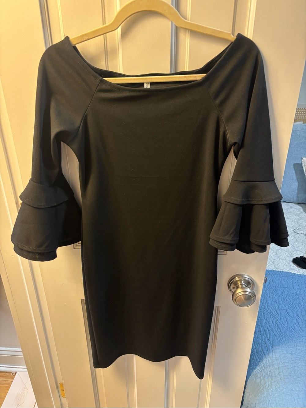 Maternity black dress, perfect for events